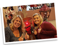 team members having fun
